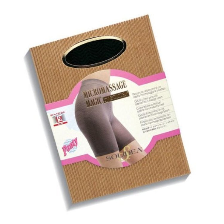 Solidea Magic Panty Tutore Micromassaggiante Nero Taglia 2