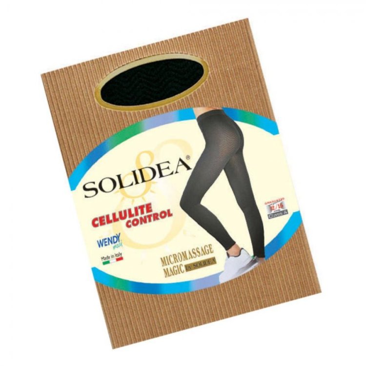 Solidea Wendy Maxi Nero, Fuseau Elastico Cellulite-Control