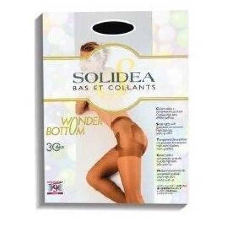 Solidea Wonder Model 30 Collant Push-Up Nero Taglia 2