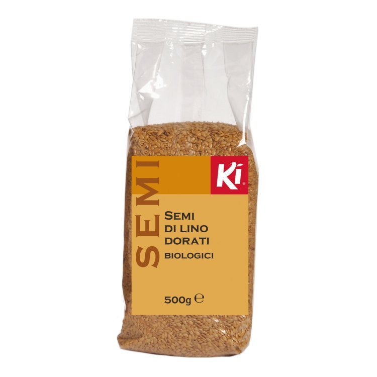 Ki Semi di Lino Dorati Bio Alimento Biologico 500g Ki Semi di Lino Dorati Bio Alimento Biologico 500g