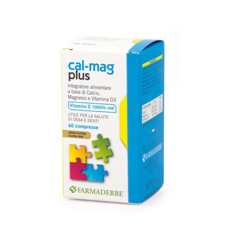 Farmaderbe Cal Mag Plus Integratore per Menopausa 60 Compresse Farmaderbe Cal Mag Plus Integratore per Menopausa 60 Compresse