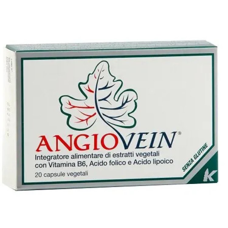 Angiovein Integratore Alimentare per la Circolazione per il Microcircolo 20 Capsule