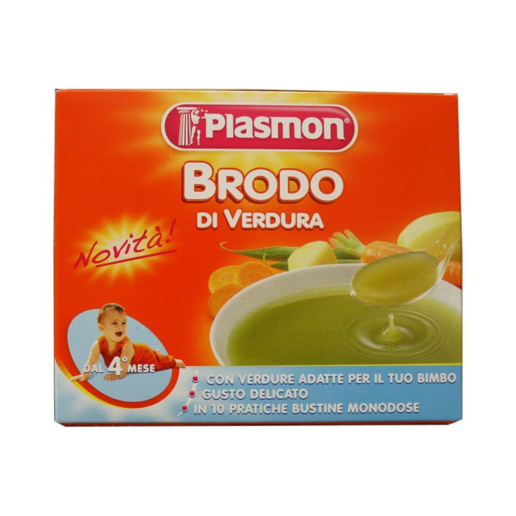 Plasmon Brodo Liquido con Verdure 4x125ml