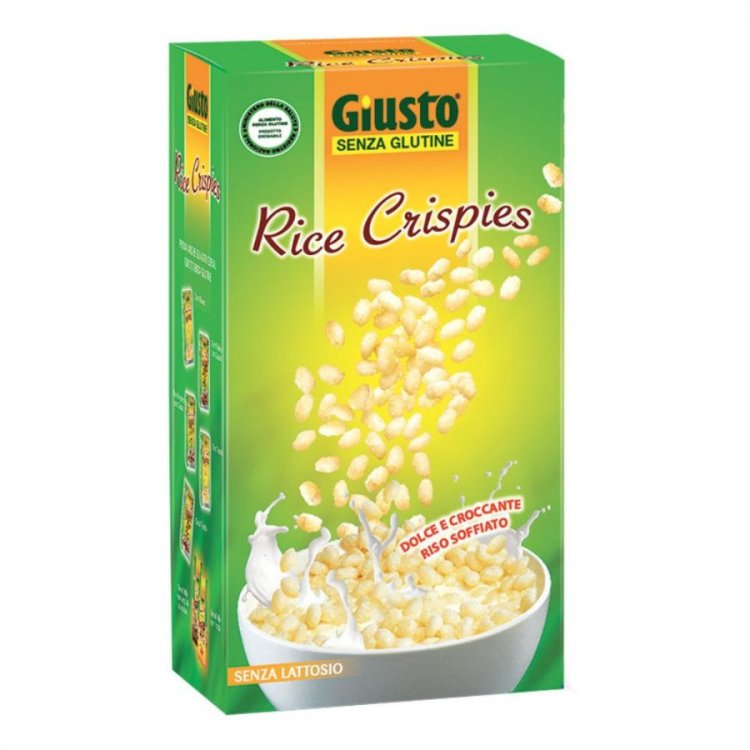 Giusto Rice Crispies Senza Glutine Riso Soffiato per Intolleranti