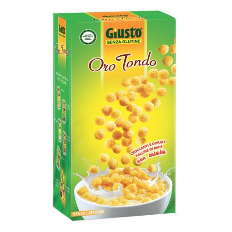 Giusto Oro Tondo Palline di Mais Soffiato con Miele Senza Glutine