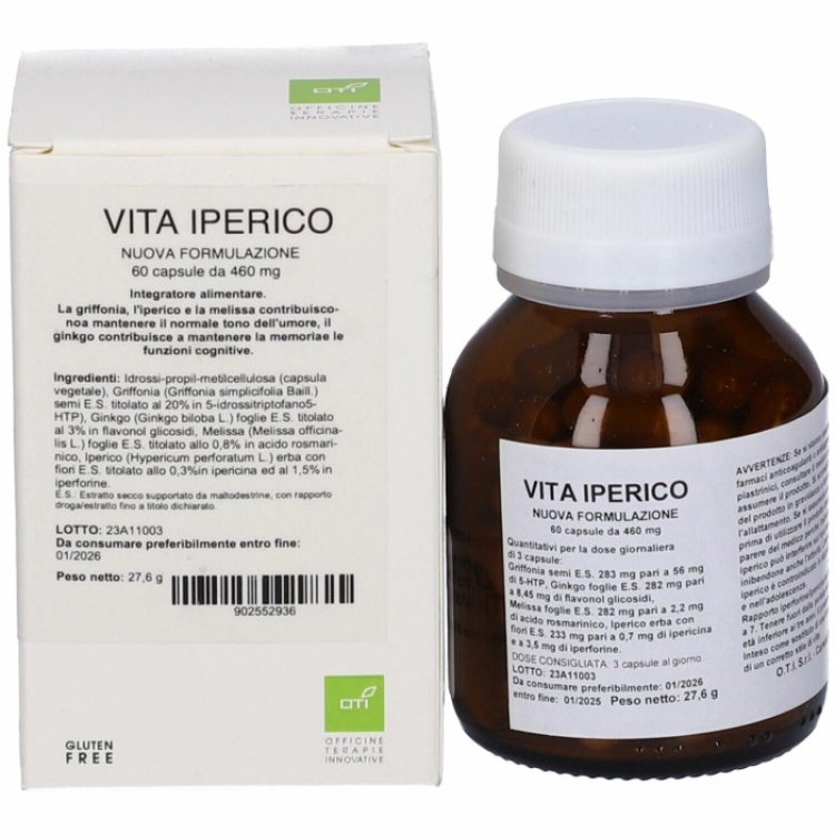 Oti Vita Iperico Integratore Tono Umore 60 Capsule