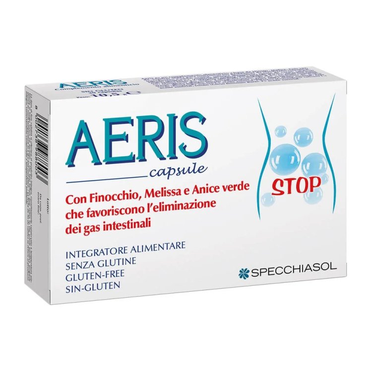 Specchiasol Aeris Integratore Alimentare per Gonfiore e Gas 30 Capsule Specchiasol Aeris Integratore Alimentare per Gonfiore e Gas 30 Capsule