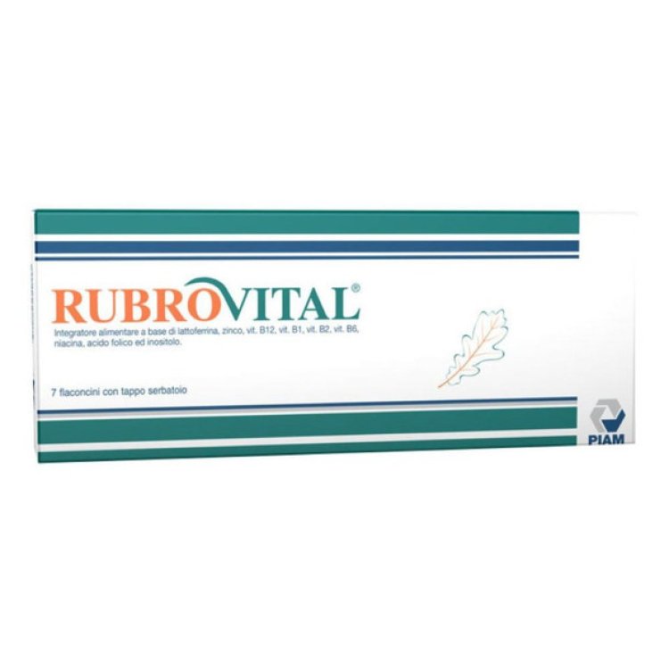 Piam farmaceutici Rubrovital Integratore Difese Immunitarie Lattoferrina Zinco 7 Flaconcini Piam farmaceutici Rubrovital Integratore Difese Immunitarie Lattoferrina Zinco 7 Flaconcini