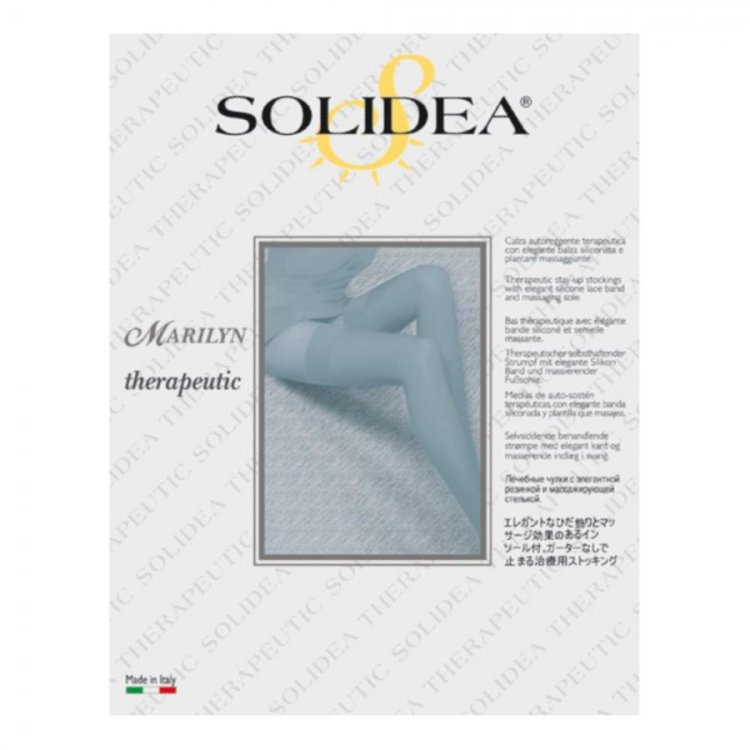 Solidea Marilyn CCL2 Punta Aperta Natur Taglia XL Calza Autoreggente Terapia Venose Solidea Marilyn CCL2 Punta Aperta Natur Taglia XL Calza Autoreggente Terapia Venose