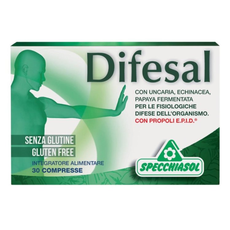 Specchiasol Difesal Integratore Sistema Immunitario Senza Glutine 30 Compresse Specchiasol Difesal Integratore Sistema Immunitario Senza Glutine 30 Compresse