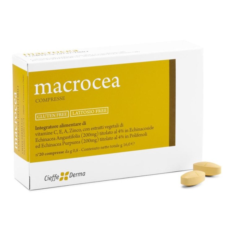 Cieffe Derma Macrocea Integratore per Difese Immunitarie, 20 Compresse
