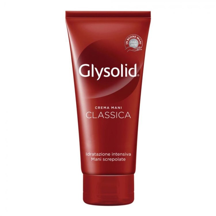 Glysolid Crema Mani Classica Idratante in Tubetto da 100 ml Glysolid Crema Mani Classica Idratante in Tubetto da 100 ml