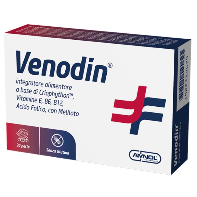 Amnol Venodin Integratore Microcircolo per Microcircolo con Diosmina 30 Perle