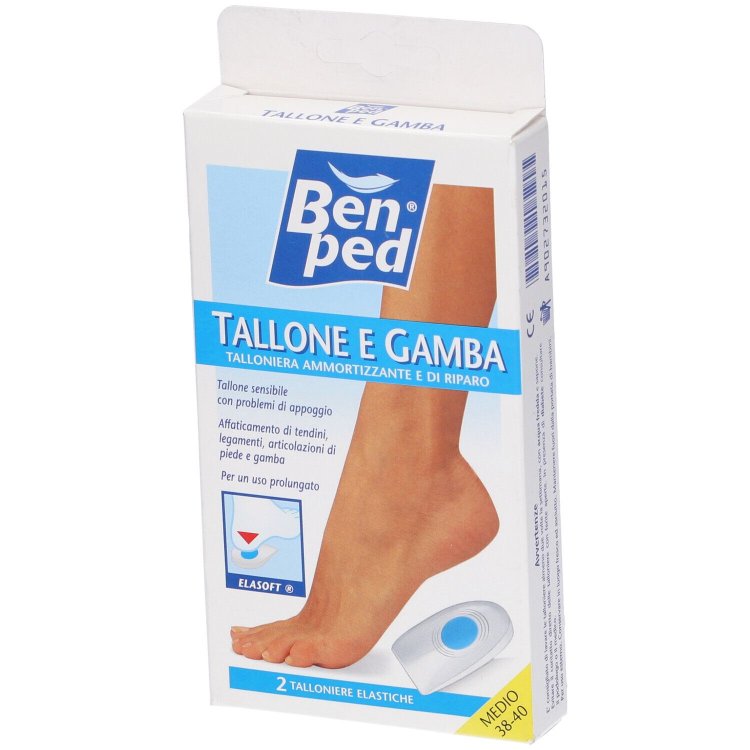 Sixtem Life Benped Talloniera Media Ammortizzante Taglia 38-40, 2 Pezzi