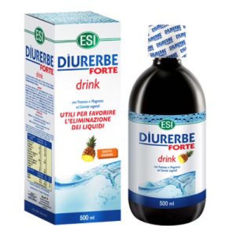 Diurerbe ESI Forte Drink Integratore Drenante al Limone 500 ml