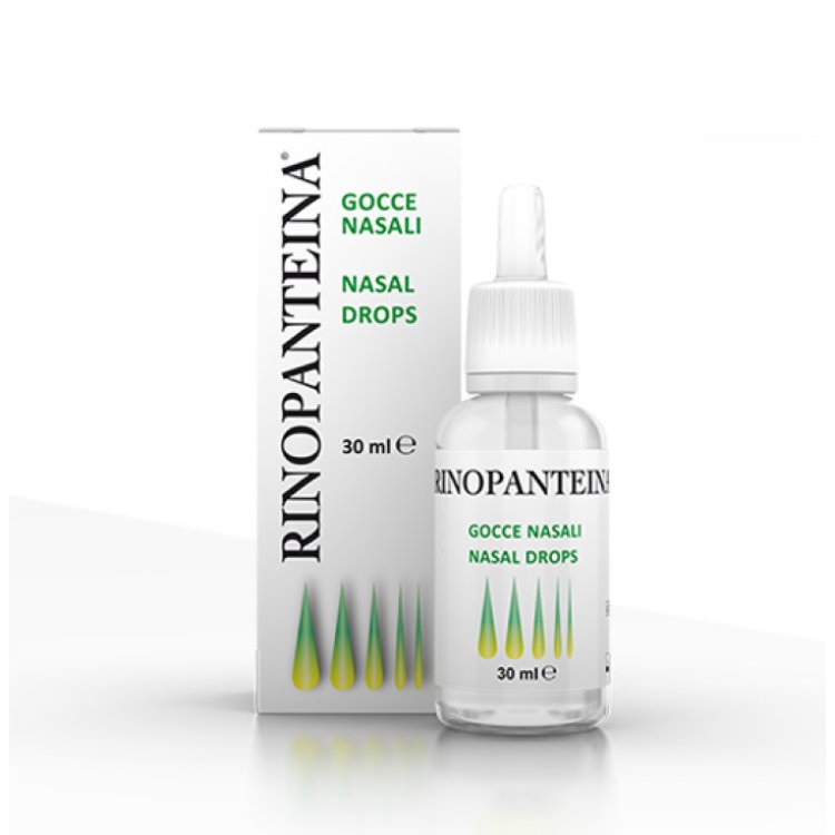 D.M.G. Italia Rinopanteina Gocce Nasali per Idratazione e Lubrificazione 30ml