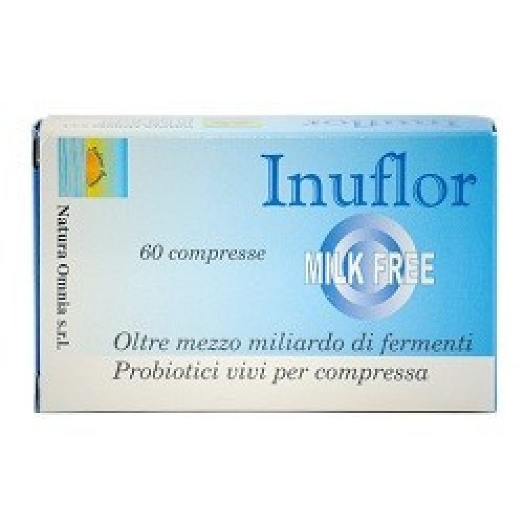 Natura omnia Inuflor Probiotico Flora Batterica Intestinale 60 Compresse Masticabili