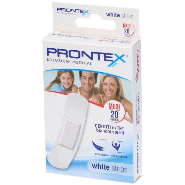 Prontex Cerotti Ipoallergenici Sterili Medio, 20 pezzi