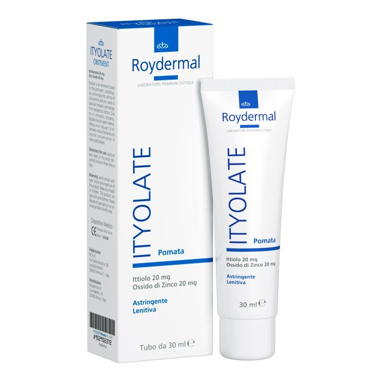 Roydermal Ityolate Pomata Lenitiva Astringente Irritazioni Cutanee 30ml