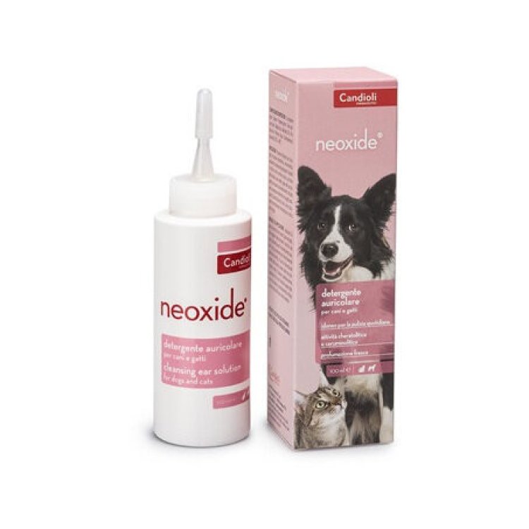 Candioli Neoxide Detergente Auricolare per Cani e Gatti, 100ml