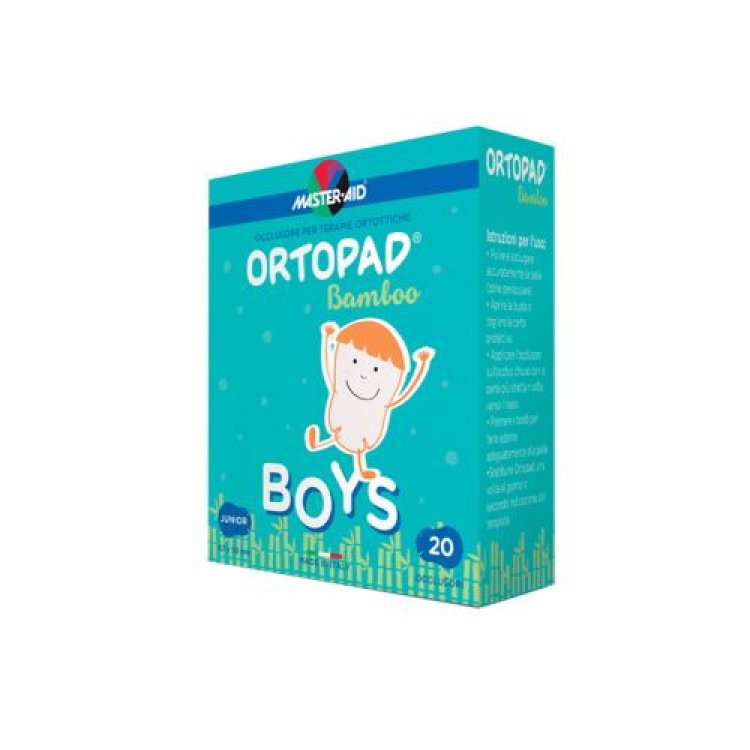 Master Aid Ortopad Boys Junior Cerotti Oculari per Ambliopia 20 Pezzi