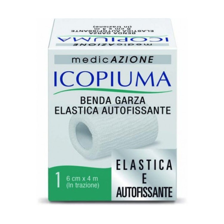 Icopiuma Benda Garza Elastica Autofissante 6 cm x 4 m