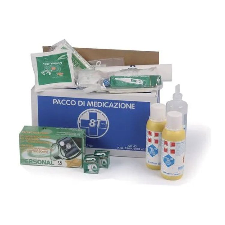 Farmacare Pacco Base Reintegro DM388 per Medicazione Pronto Soccorso