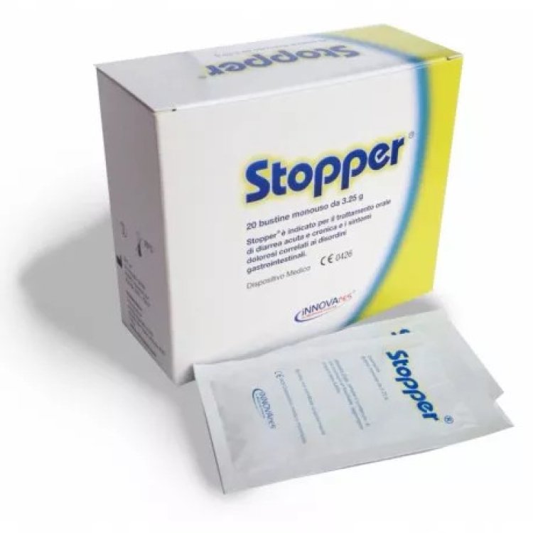 Innovares Stopper Granulare Dispositivo Medico per Diarrea 20 Bustine Innovares Stopper Granulare Dispositivo Medico per Diarrea 20 Bustine