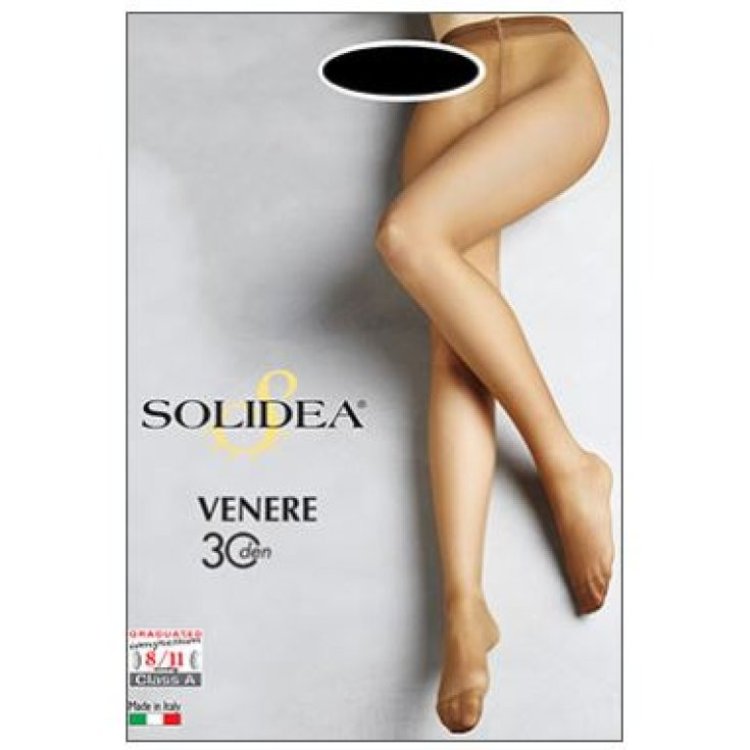 Solidea Venere 30 Collant Tutto Nudo Visone Taglia 5-XXL