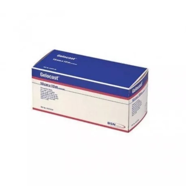 Gelocast Benda all'Ossido di Zinco Non Elastica 10 m x 10 cm