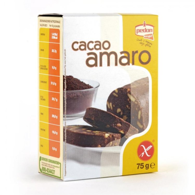 Easyglut Cacao Amaro Senza Glutine per Dolci 75g