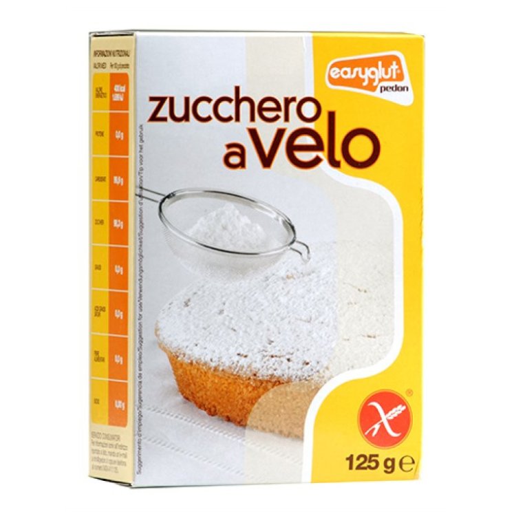 Easyglut Zucchero a Velo Senza Glutine Ideale per Dolci 125 g