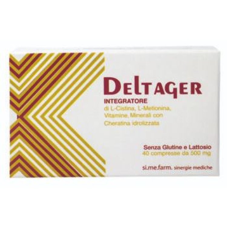 Si.Me.Farm.Sas Deltager Integratore per Capelli e Unghie 40 Compresse