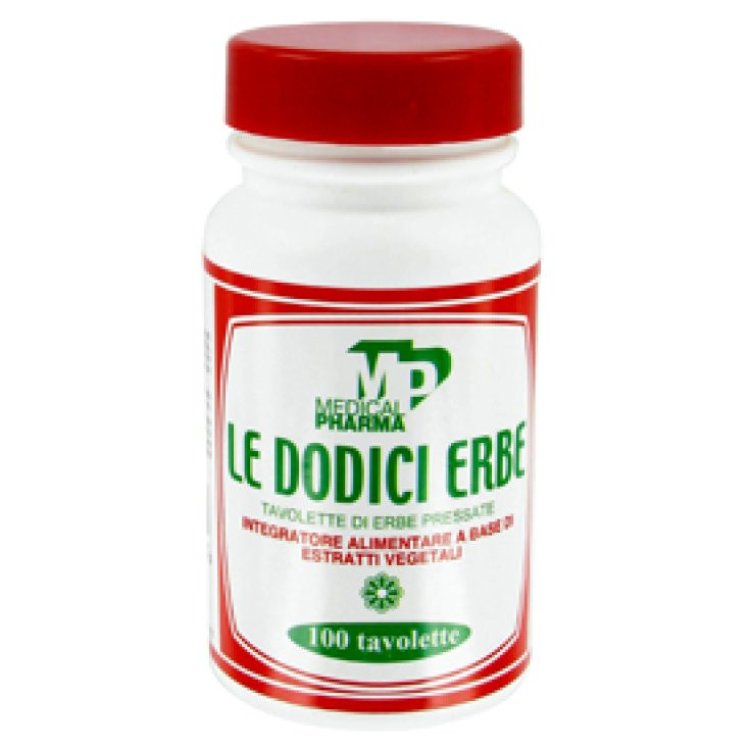 Medical Pharma Le Dodici Erbe Integratore Alimentare per Transito Intestinale 100 Tavolette