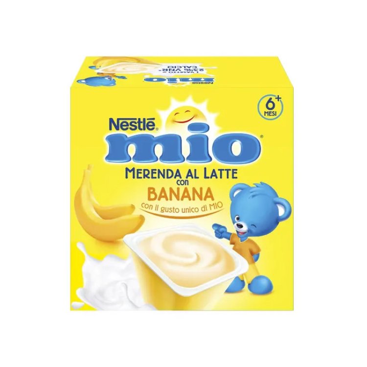 Nestl&eacute; Mio Merenda al Latte Banana 4 Vasetti da 100g
