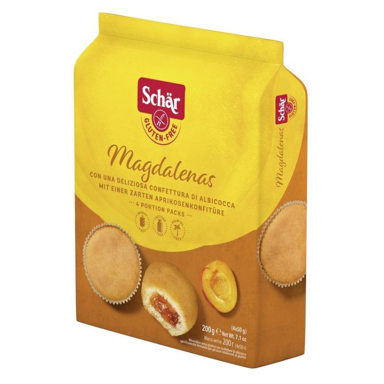 Schar Magdalenas con Confettura di Albicocca Merendine 200g