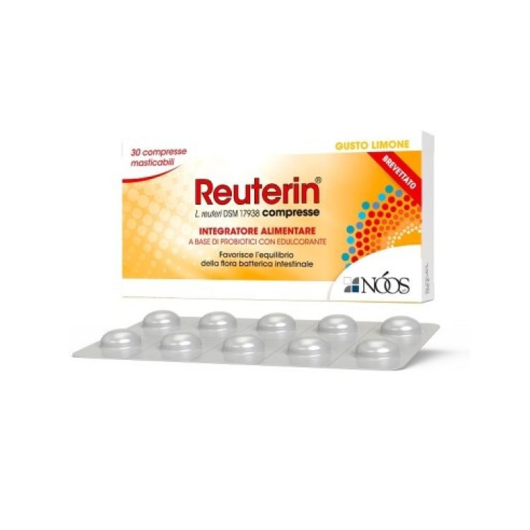 Reuterin Integratore Alimentare Probiotico per Flora Intestinale 30 Compresse Reuterin Integratore Alimentare Probiotico per Flora Intestinale 30 Compresse