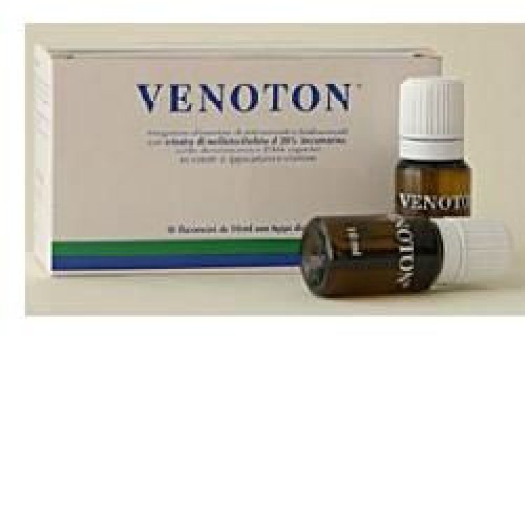 Amp Biotec Venoton Integratore Antiossidante per Microcircolazione 10 Flaconcini