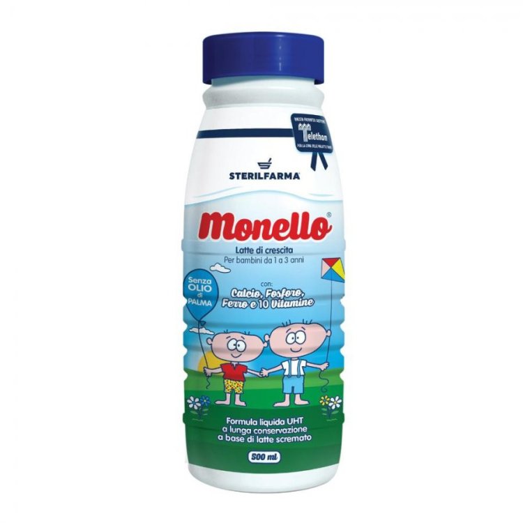 Monello Latte Crescita Liquido da 1 a 3 anni 500ml