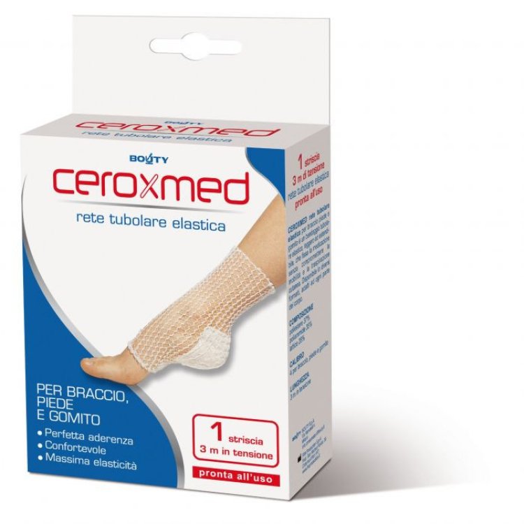 Ceroxmed Rete Tubolare Elastica per Braccio, Piede e Gomito 3 Metri Ceroxmed Rete Tubolare Elastica per Braccio, Piede e Gomito 3 Metri