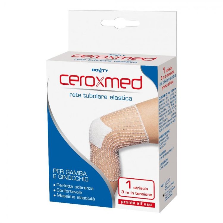 Ceroxmed Rete Tubolare Elastica Gamba Ginocchio Fissa Medicazioni Ceroxmed Rete Tubolare Elastica Gamba Ginocchio Fissa Medicazioni