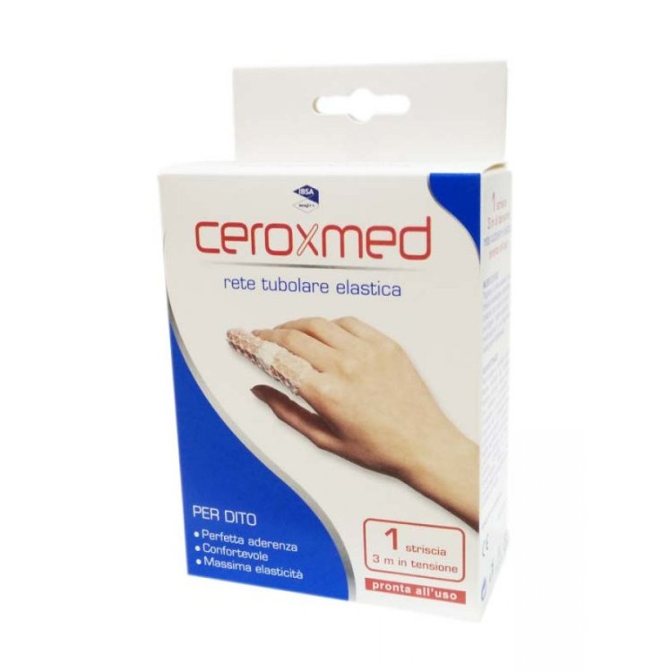 Ceroxmed Rete Tubolare Elastica per Fissaggio Medicazioni Dito 1pz Ceroxmed Rete Tubolare Elastica per Fissaggio Medicazioni Dito 1pz