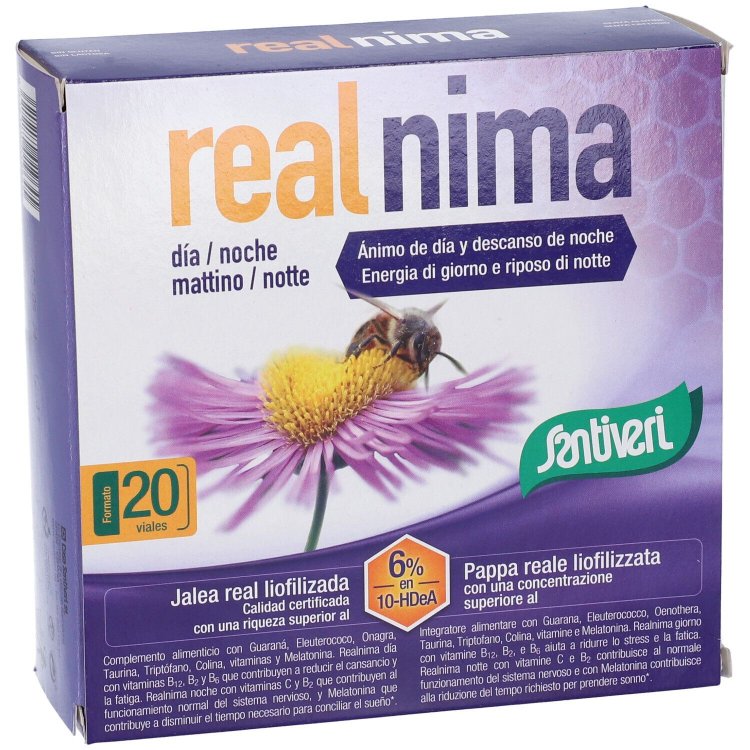 Santiveri Realnima Integratore Alimentare per Energia e Sonno 10 ml Santiveri Realnima Integratore Alimentare per Energia e Sonno 10 ml