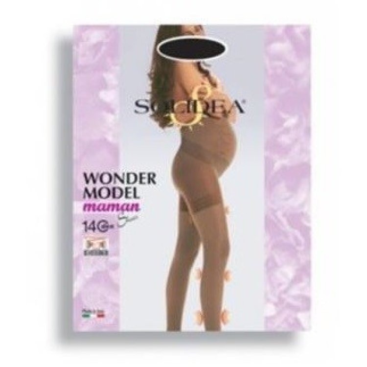 Solidea Wonder Model Maman 140 Collant Gestante Nero Taglia M
