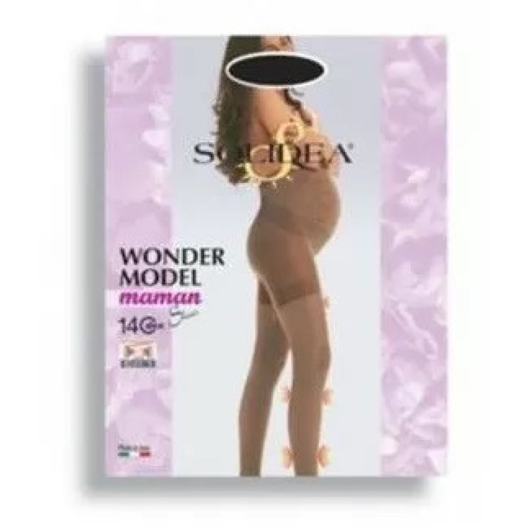 Solidea Wonder Maman 140 Collant Gestante Nero Taglia XL
