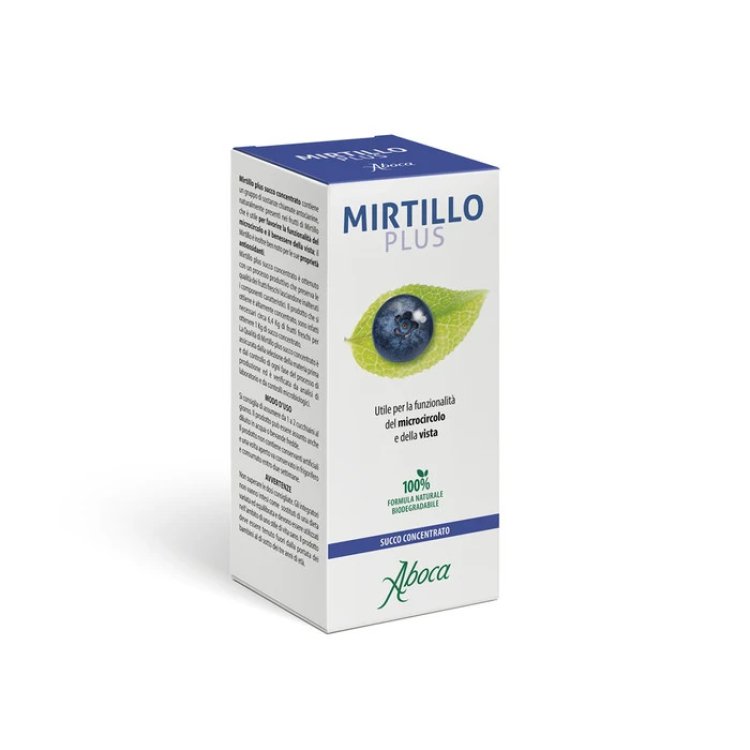 Aboca Mirtillo Plus Succo Concentrato per Microcircolo e Vista 100ml