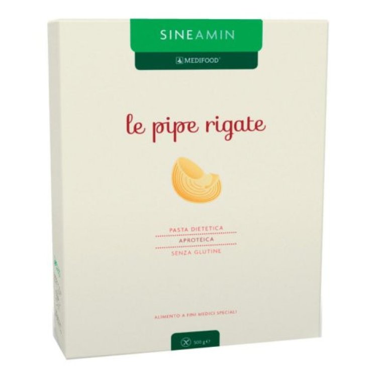 Sineamin Pipe Rigate Pasta Aproteica e Senza Glutine per Insufficienza Renale 500 g