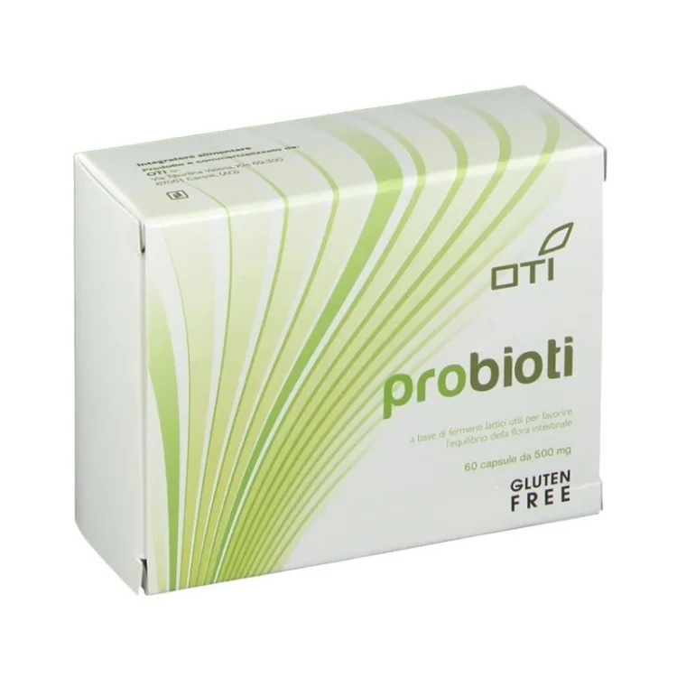 Oti Probioti Integratore Alimentare Fermenti Lattici per Intestino - 60 Capsule