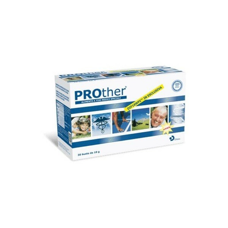 Prother Integratore Proteico Iperproteico Siero Latte Sarcopenia 30 Bustine 10g