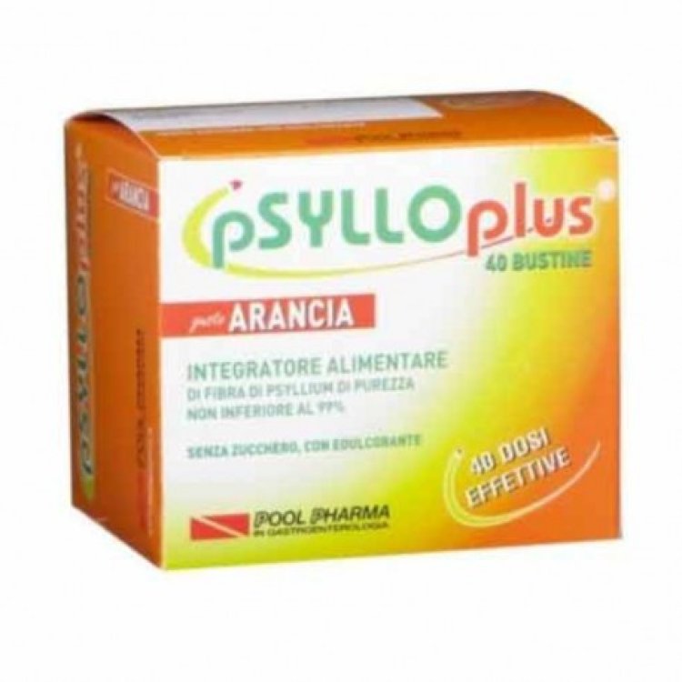Psyllo Plus Arancia Integratore per Regolarit&agrave; Intestinale 40 Bustine